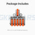 GKEEMARS 10Pcs Mini Electrical Wire Connectors, DIY Splicing into 4/6/8/9/10 Way Butt Terminal Block Connectors (1 in 5 Out, Nylon)...