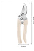 Curve Gardening Scissor with Sharp Stainless Steel Blade Garden Shears for Cutting Flowers Trimming Plants of Yard Florist Flower Rose Herb Hedge ...