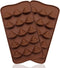 2Pcs Poop Silicone Molds, Silicone Funny Poop Molds for Chocolate, Cake, Candy, Pudding, Fondant, Poop Emotion Baking Mold, Soap Molds for Soap Ma...
