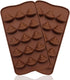 2Pcs Poop Silicone Molds, Silicone Funny Poop Molds for Chocolate, Cake, Candy, Pudding, Fondant, Poop Emotion Baking Mold, Soap Molds for Soap Ma...