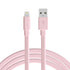 TALK WORKS Flat Lightning Charging Cable Compatible w/iPhone 14/Plus/Pro/Pro Max, 13/Pro/Pro Max, 12/Pro/Pro Max/Mini, 11/Pro/Pro Max, XR, XS, XS ...