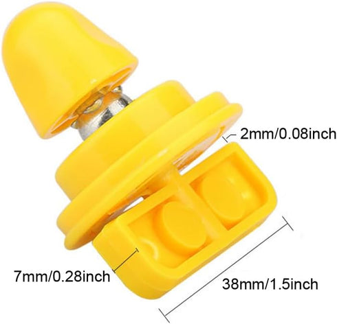 2 Pack Hamster Wheel Mount Axle Replacement Rolling Bearings Central Holder Stand Hanger Mount for Hamsters Gerbil Chinchillas Mice Cage Wire Runi...