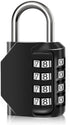 Combination Lock Waterproof 4 Digit Padlocks with Combination Code, Zinc Alloy Combination Lock for Door, Tool Boxes, Schools, Gym, Garden, Fences...