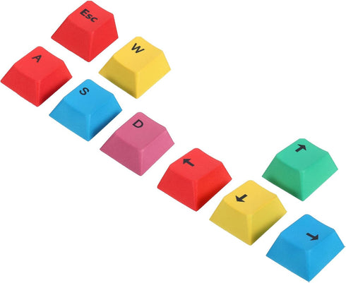 PATIKIL Mechanical Keyboard Keycaps, 1 Set Keyboard Replacement Universal W S D a Esc Up Down Keys, Multicolored...