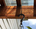 8 Pack 2 x 6 Inch Vinyl Fence Hooks Patio Fence Hooks White Powder Coated Steel Hangers for Hanging Planters, Black...