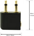 2PCS Gold Plated Dual 3.5mm Male Audio Headphone Jack Airplane Plug Male to Female Aviation Audio Adapter Gold Plated Aviation Headphone Adapter H...
