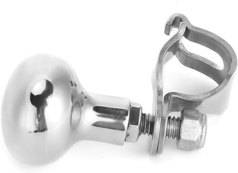 Steering Wheel Spinner, Universal 316 Stainless Steel Steering Wheel Knob Auxiliary Boosters Ball Suicide Power Handle Boat Accessory...