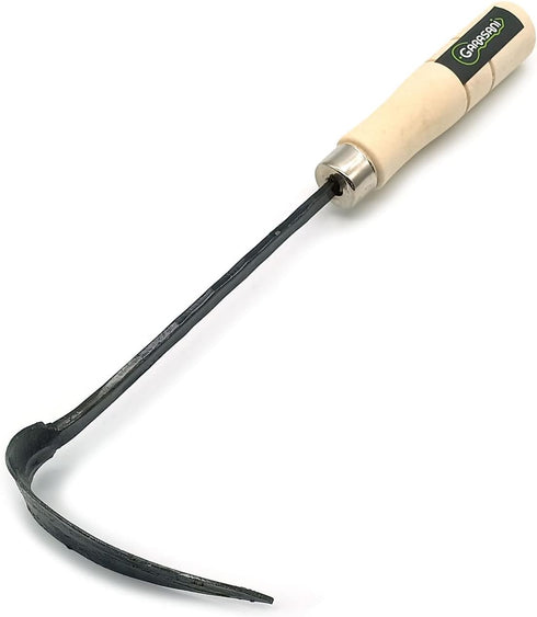 Hand Hoe Plow Korean Style Ho-Mi Small Hoe Used to Dig Up Weeds (Grass)...