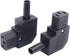 IEC C13 Right Angled Power Cord Plug Connector,IEC 320 C13 90 Degree Female Plug Rewirable Power Connector 3pin Socket 10A /250V (C13 Right Angled...