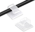 30 Pcs Small Clear Adhesive Cable Clips for Cord Management Under Desk Nightstand Phone PC Charger Plug Speaker Cord Holder Keeper Hook Wall Wire ...
