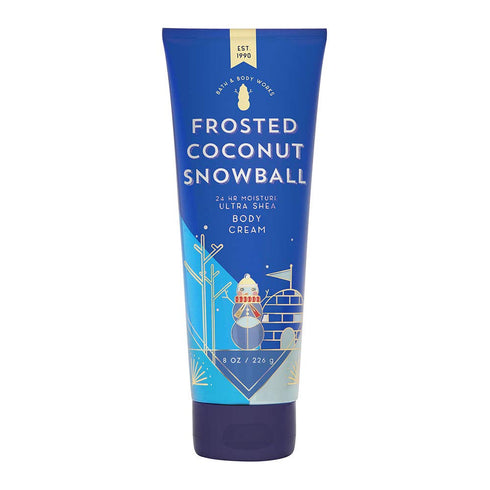Bath & Body Works Frosted Coconut Snowball Ultra Shea Body Cream, 8 Ounce...