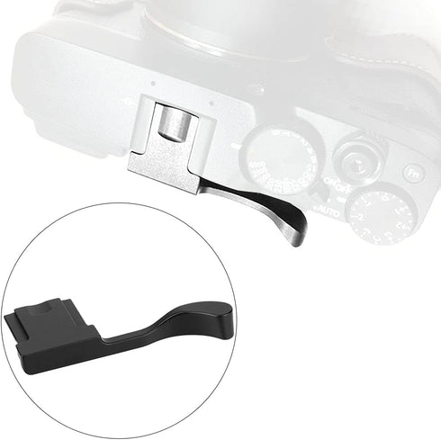 Thumb Up Grip,Aluminum Alloy Hot Shoe Thumb Up Hand Grip for X 100F, X A5, X A3, X pro2 mirrorless camera.(Black)...