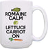 ThisWear Chef Gifts for Women Romain Calm Lettuce Carrot On Cooking Gifts 15oz Ceramic Coffee Mug with Handle...