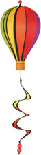 Hot Air Balloon Hanging Garden Spinner 12" - Vibrant Rainbow Design, Weather-Resistant Outdoor Decor, Durable & Lightweight for Patios, Yards, and...