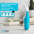 Automatic Dental Flosser | Reusable and Refillable | Pre-Loaded Floss Inside | Travel Cover | Easy Click-to-Use Solution for Plaque Removal, Clean...