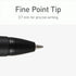 Pentonic BR-T Retractable Ballpoint Pens, 18 Count, Blue Ink, 0.7 mm Fine Point, Smooth Writing For Journaling, Office & School (PEN12125)...