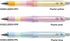 Mechanical Pencil Dr. Grip CL Play Boader 0.3mm Pastel Color Body 3 Packs With Kanji LOVE Sticker, Pastel yellow, Pastel pink, Pastel blue, 0.55 x...