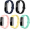 Bands Compatible with Fitbit Alta HR/Alta, 5 Pack Soft Silicone Sport Strap Wristbands for Women & Men, Small, Black/Pink/Teal/Yellow/Blue...