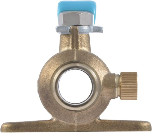 SharkBite 3/4 Inch Crimp Ball Valve with Mounting Tabs and Drain, Brass Plumbing Fitting, PEX Pipe, PE-RT, UC24616Z...