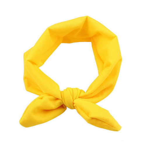 4PCS Women Elastic Bow Hairband Adult Turban Knotted Bunny Ears Headband Headdress Hair Accessories Headwrap...