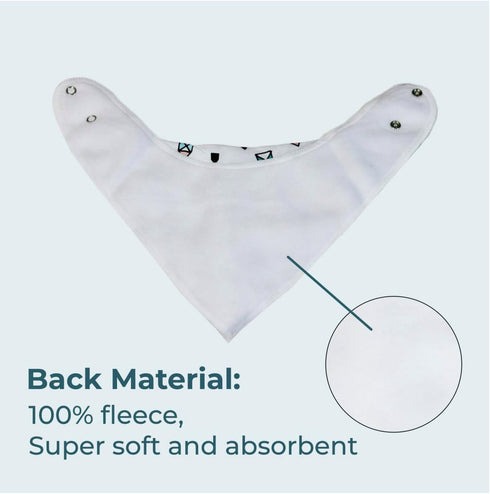 Bandana Bib Scarf for Teething Drooling and Feeding Baby Bib Gift Set, Animals- Pack of 8 Bibs...
