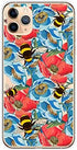 Blingy's for iPhone 11 Pro Case (5.8 inch), Women Girls Fashionable Floral Bee Pattern Cute Flower Style Transparent Soft TPU Protective Clear Cas...