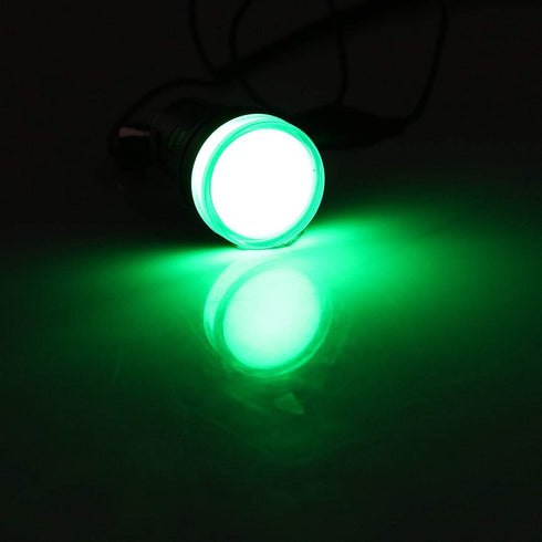 uxcell 3Pcs Green Indicator Light AC/DC 110V, 22mm Panel Mount, for Electrical Control Panel, HVAC, DIY Projects...