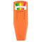 LED EMF Meter Magnetic Field Detector Ghost Hunting Paranormal Equipment Tool Tester Portable Counter-Orange...