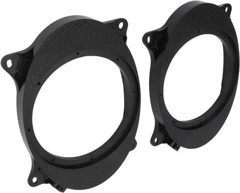 1/2 Car Speaker Adapter,6X9 Car Speakers,Ring Speaker Adapter Spacer,2pcs 6.5inch Black Speaker Adapter Bracket Ring,Speaker Adapter Spacers Brack...