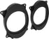 1/2 Car Speaker Adapter,6X9 Car Speakers,Ring Speaker Adapter Spacer,2pcs 6.5inch Black Speaker Adapter Bracket Ring,Speaker Adapter Spacers Brack...