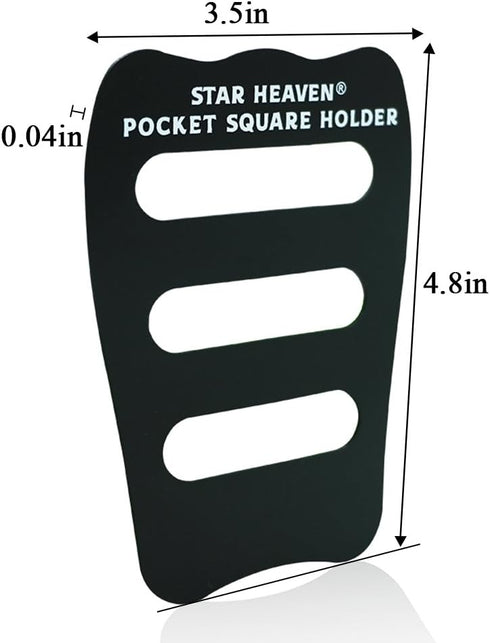 Pocket Squares Holder For Men, Best Accessories for Suits, Tuxedos,Vests and Dinner Jackets, 1/3/5/8Pack Assorted. (3-Pack)...