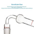 stonylab Glass 75 Degrees Drying Tube, Borosilicate Glass Bent Drying Tube Adapter with Inner 24/40 Standard Taper Joint for Organic Synthesis Che...