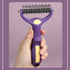 Pet Grooming Brush - Double-Sided Rake, dog and gat Undercoat Brush, Deshedding Brush for Dogs and Cats, Dog Deshedding Brush - 9+17 Teeth, TPR an...