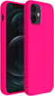 ZUSLAB Nano Silicone Case Compatible with Apple iPhone 12 Mini 2020, Liquid Silicone Rubber Shockproof Soft Full Protection Cover - Neon Pink...