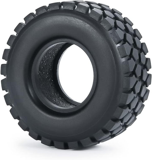 RCLIONS 4pcs Rubber Micro 1" RC Wheel Tyres Tires with Foam Insert for All 1/24 Axial SCX24 AXI00001,AXI00002,AXI90081 Deadbolt RC Crawler Truck C...