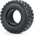 RCLIONS 4pcs Rubber Micro 1" RC Wheel Tyres Tires with Foam Insert for All 1/24 Axial SCX24 AXI00001,AXI00002,AXI90081 Deadbolt RC Crawler Truck C...