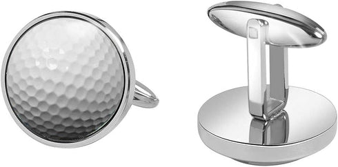 Stainless Steel Polished Round Sport Ball Photo Cufflinks,Cufflinks Ball Pattern...