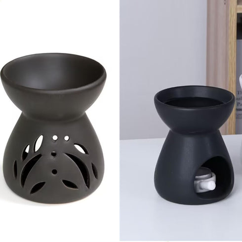 Essential Oil Burner, Wax Burner Ceramic Oil Burners, Ceramic Tea Light Burner, Aromatherapy Oil Burner for Home Bedroom Decor Christmas Housewarm...