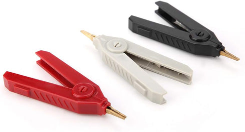 Clips, P2004 3Pcs Copper Gold Plated Kelvin Test Clip 20A...