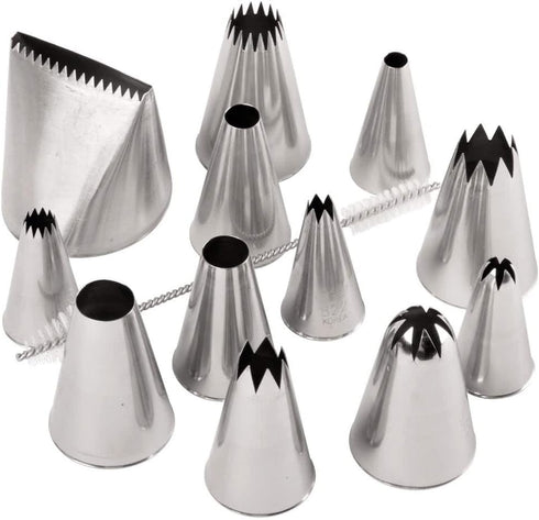 Ateco Jumbo Tip Set , Silver...