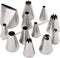 Ateco Jumbo Tip Set , Silver...
