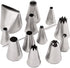 Ateco Jumbo Tip Set , Silver...