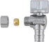 LD Valve- 1/4 Turn Angle PEX A Stop Valve, 1/2-in Exp(F1960) x 3/8-in OD Proprex Angle Shut Off Valve, Quarter Turn Brass Propex Angle Stop Valve...