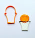 BASKETBALL COOKIE CUTTERS American Hoops Sport Basketball Game Hoop Backboard And Basketball in Hoop Cookie Cutters Made In The USA For Birthday G...
