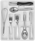 Home Basics 7 Molded Compartments Plastic Cutlery Tray (White) | Flatware and Extra Utensils Organizer | Deep Compartments | Heavy Duty | Round Co...