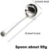 7.6'' Gravy Ladle Sauce Soup Spoon Heavy Duty 18/10 Stainless Steel for Small Dishes (2 pcs)...