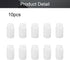 Othmro 10pcs 250ml/8.45oz Plastic Bottles w Scale,Lab Cylindrical Chemical Reagent Bottle,Wide Mouth Laboratory Reagent Bottle,Sample Sealing Liqu...