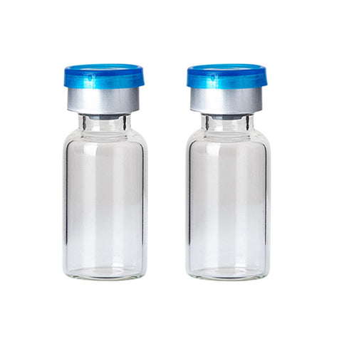 20 Pcs 10ml Glass Bottle,Sterile Transparent Vial,Seals Empty Vials, Lab Sample Vial, Empty Vials with Self Healing Injection Port,with Flip Off A...
