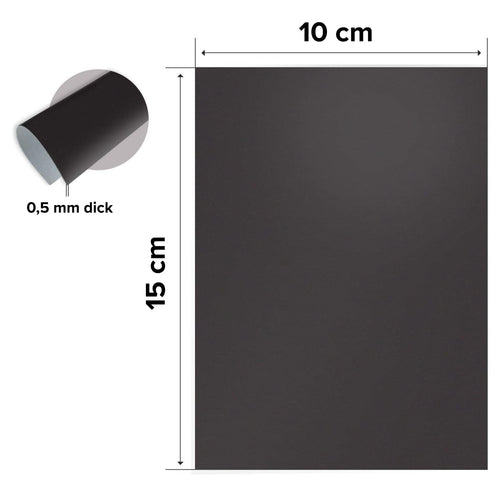 Magnetic Sheets with Adhesive Backing - 4x6 10 Pack Adhesive Sheets for Magnetic Stickers and Photos - 100% Customizable...