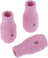10Pcs Alumina Nozzle Ceramic Cups 13N08 (#4) Large Gas Lens for TIG Welding PTA SR DB WP-9 20 25 TIG Torch Consumable...